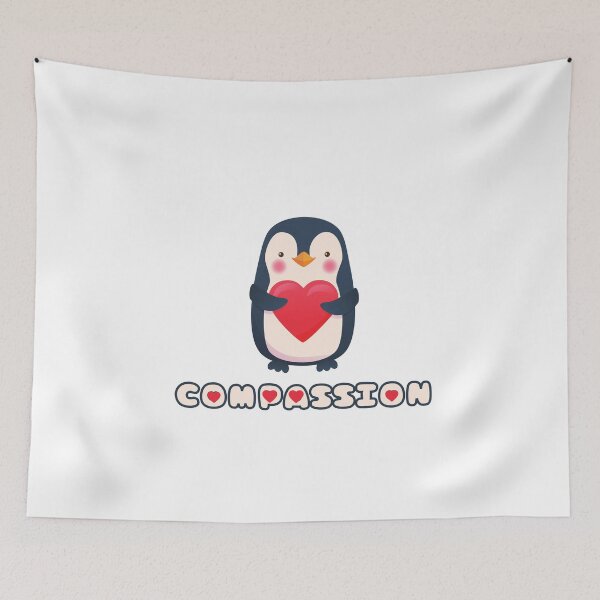 Item preview, Love & Compassionate Penguin designed and sold by wakluz90.