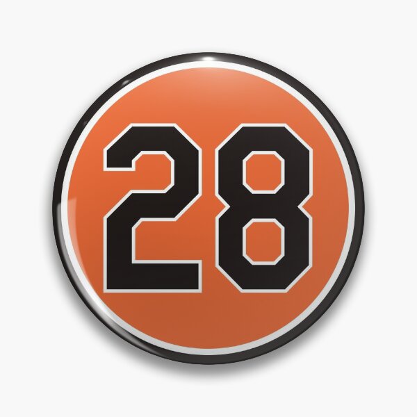 Item preview, Randy Myers #28 Jersey Number designed and sold by StickBall.