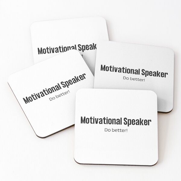 Item preview, Motivational Speaker designed and sold by InputVSOutput.