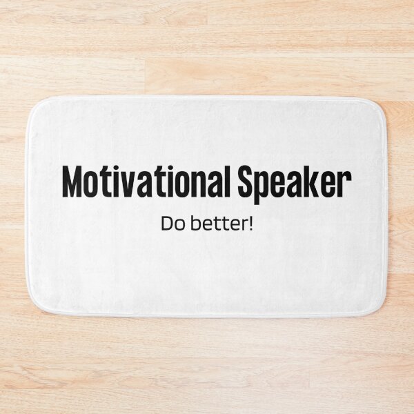 Item preview, Motivational Speaker designed and sold by InputVSOutput.
