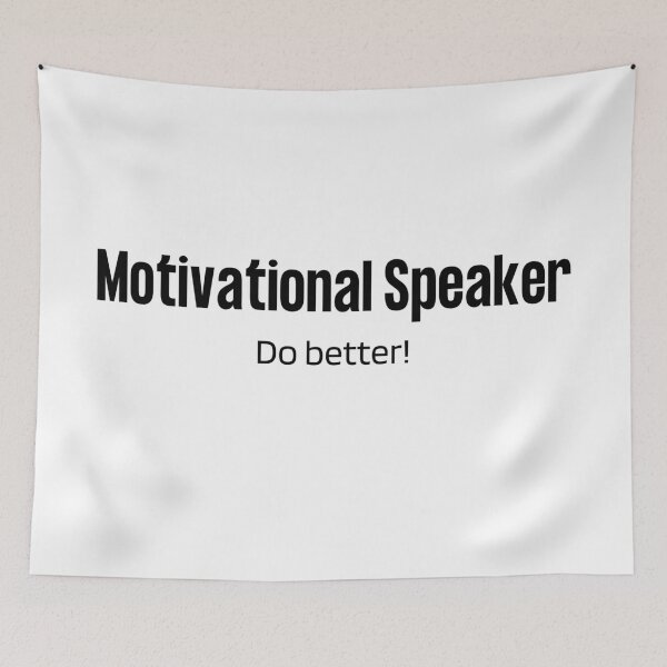 Item preview, Motivational Speaker designed and sold by InputVSOutput.