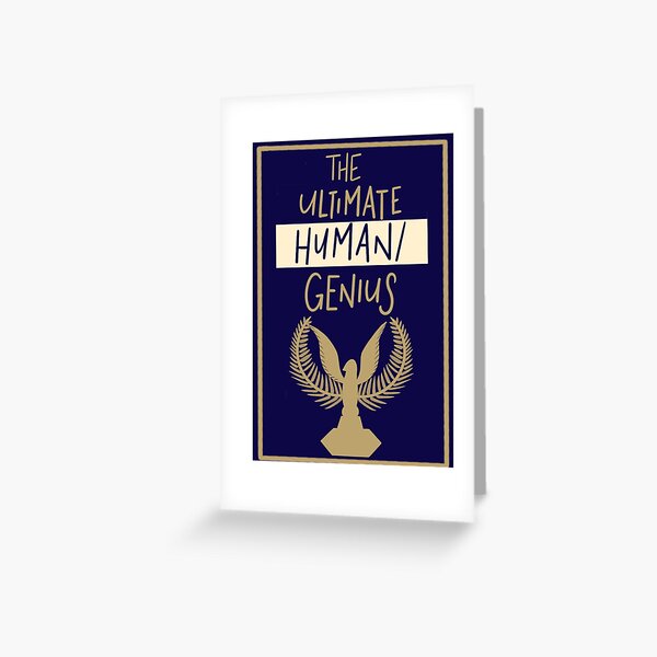 Item preview, B99 The Ultimate Human/Genius Plaque designed and sold by jinggstudies.