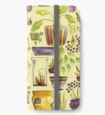 Indoor Plants and Pots iPhone Wallet/Case/Skin