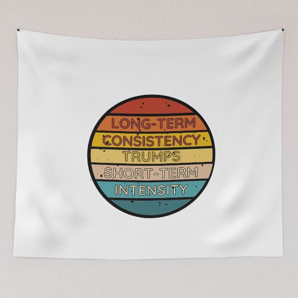 Item preview, Long-term Consistency Trumps  Short-term Intensity designed and sold by wakluz90.