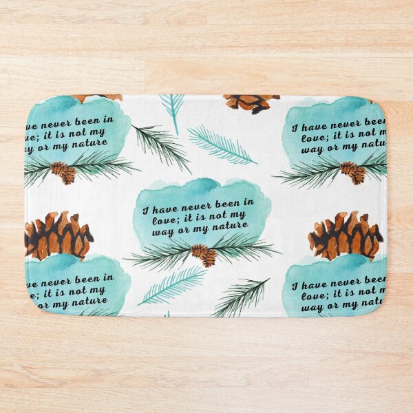Item preview, Jane Austen - "not my nature" Love quote designed and sold by 4m3thystD3s1gns.