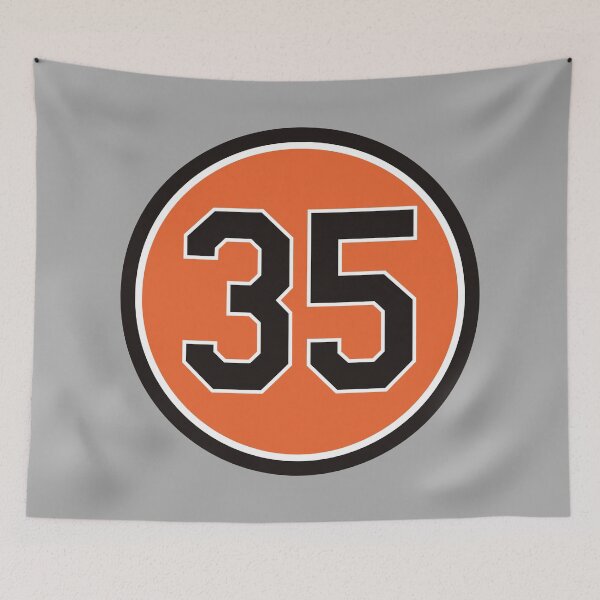 Item preview, Mike Mussina #35 Jersey Number designed and sold by StickBall.