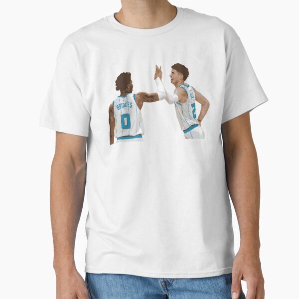Vista previa del artículo con la obra «LaMelo Ball y Miles Bridges», diseñado y vendido por hollywoodgear.