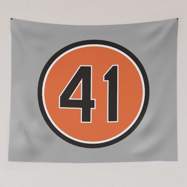 Artikelvorschau, Kevin Brown #41 Jersey Number entworfen und verkauft von StickBall.