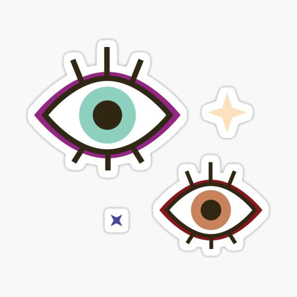 Eye Stickers, Evil All Seeing Eye Vsco Laptop Vinyl Cute