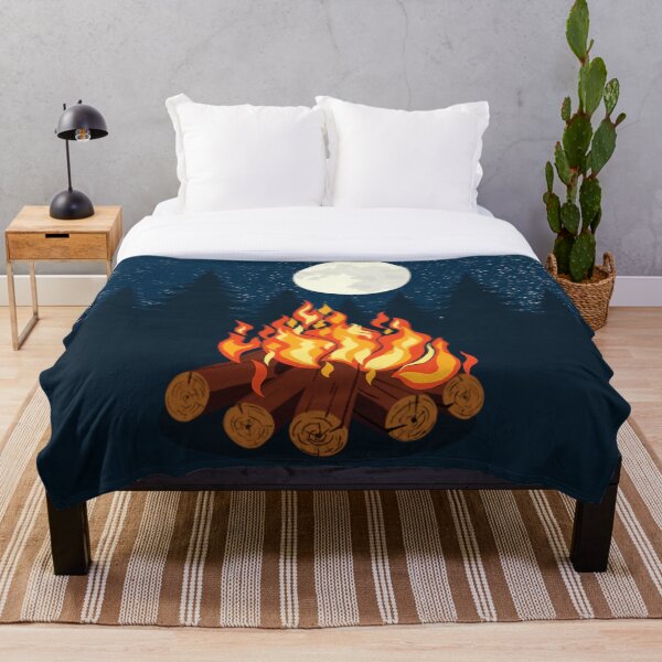 Blaze of Glory Throw Blanket