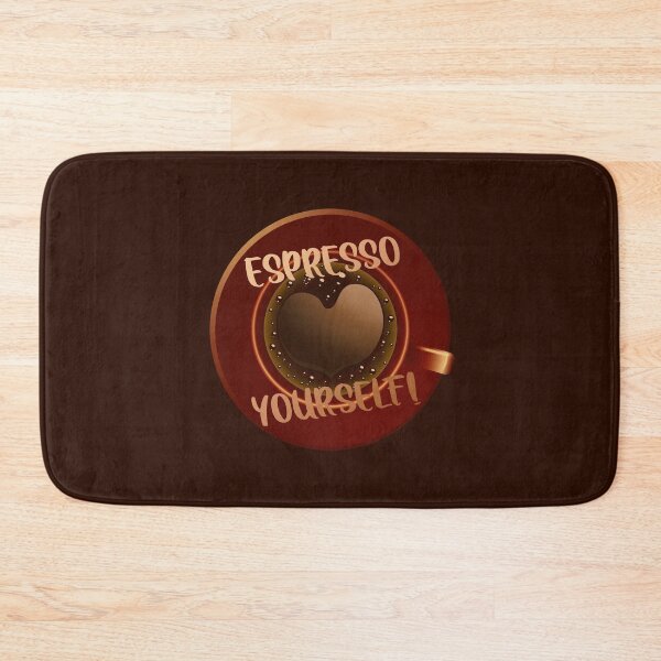 Item preview, Espresso Yourself! (on Dark Brown) designed and sold by PawsitiveMum.