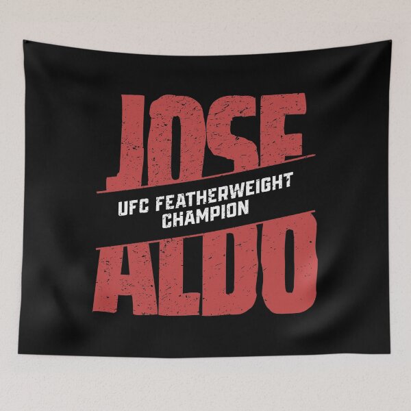 Item preview, Jose Aldo - UFC Featherweight Champion - Typography 1 - RED designed and sold by Getting  Smashed Co.