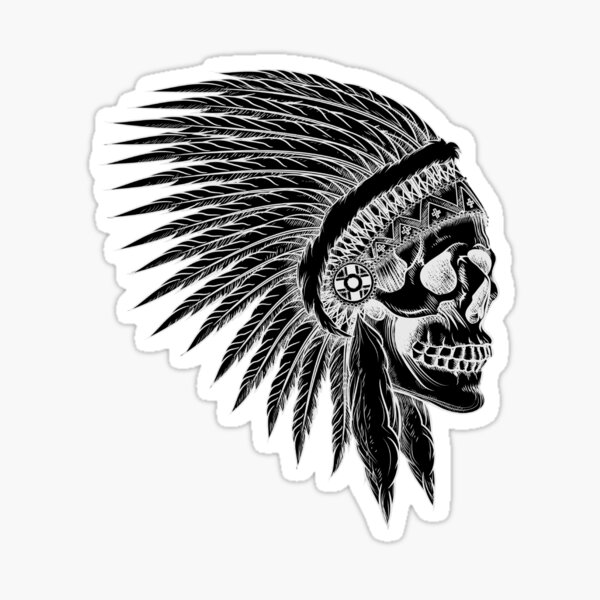 Indian Feathers' Sticker