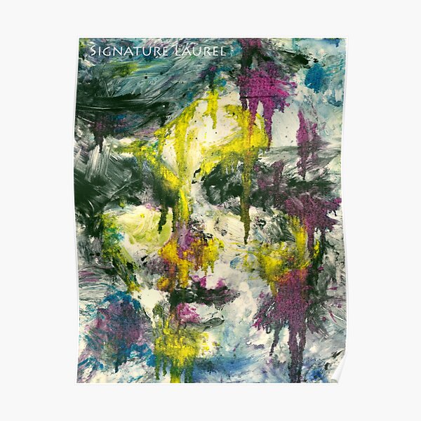 Color Monoprint #1 Poster