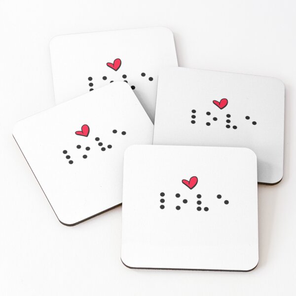 Item preview, Braille Love designed and sold by HuiCreations.