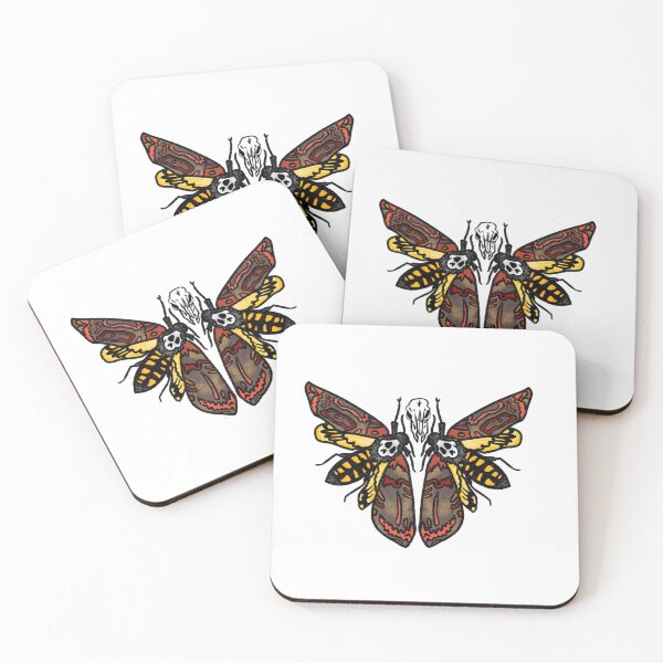 Item preview, The Silence of The Lambs - Death’s Head Moth designed and sold by Elisa-Pena.