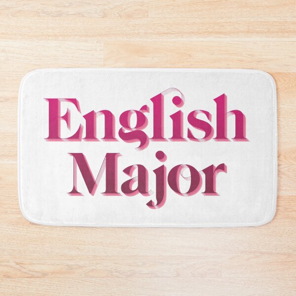 Item preview, English Major (Red/Pink) designed and sold by rissidesigns.