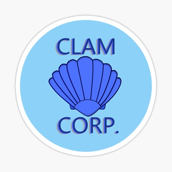 Clam Corp Sticker
