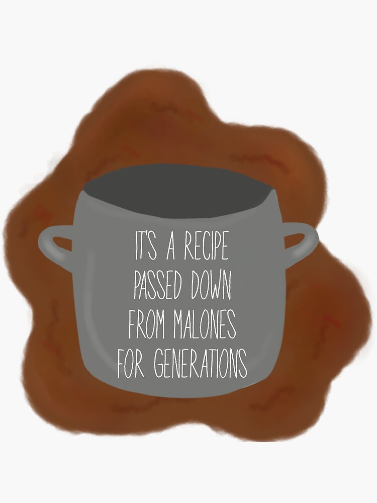 "Kevin’s Chili the Office " Sticker for Sale by nichequotes Redbubble