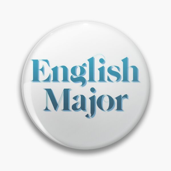 Item preview, English Major (Blue) designed and sold by rissidesigns.