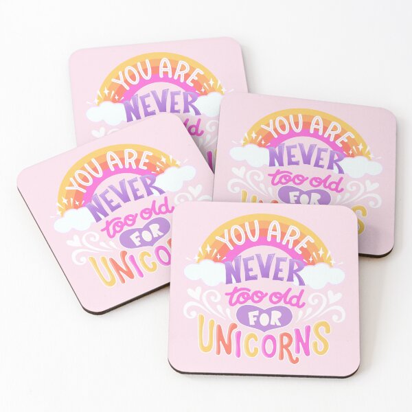 Item preview, Never Too Old For Unicorns designed and sold by Kit Cronk.