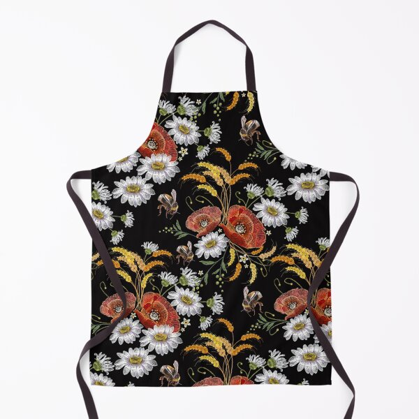 Item preview, Poppies and chamomiles seamless pattern designed and sold by matrioshka.