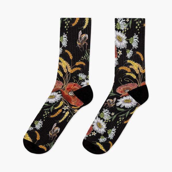 Item preview, Poppies and chamomiles seamless pattern designed and sold by matrioshka.