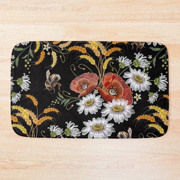 Item preview, Poppies and chamomiles seamless pattern designed and sold by matrioshka.