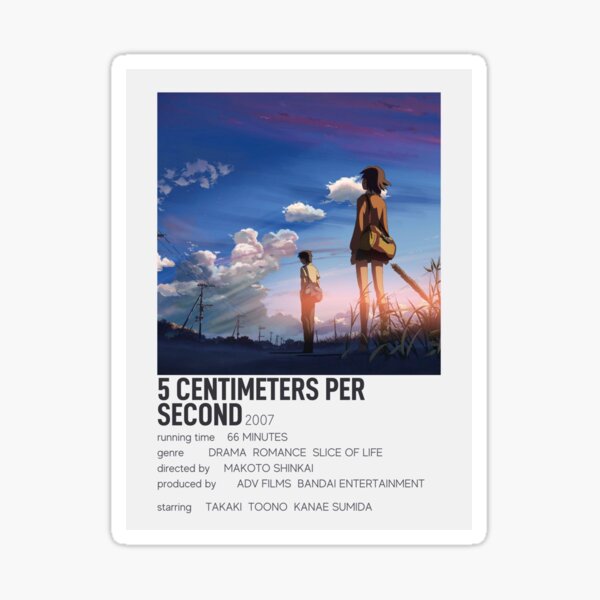 5 Centimeters Per Second Gifts Merchandise Redbubble