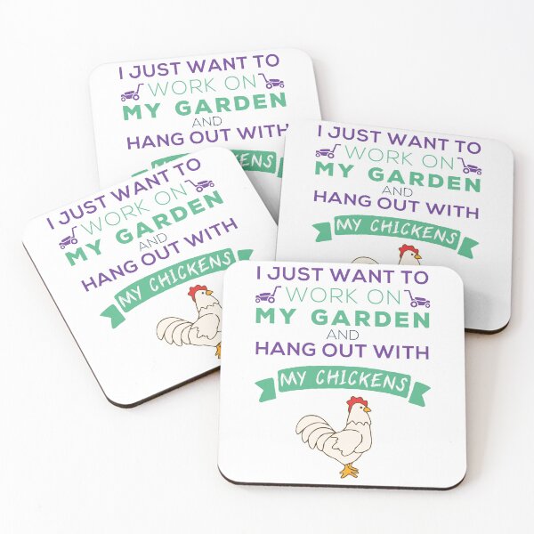 Item preview, I just want to work on my garden and hang out with my chickens designed and sold by Vexel Studio.