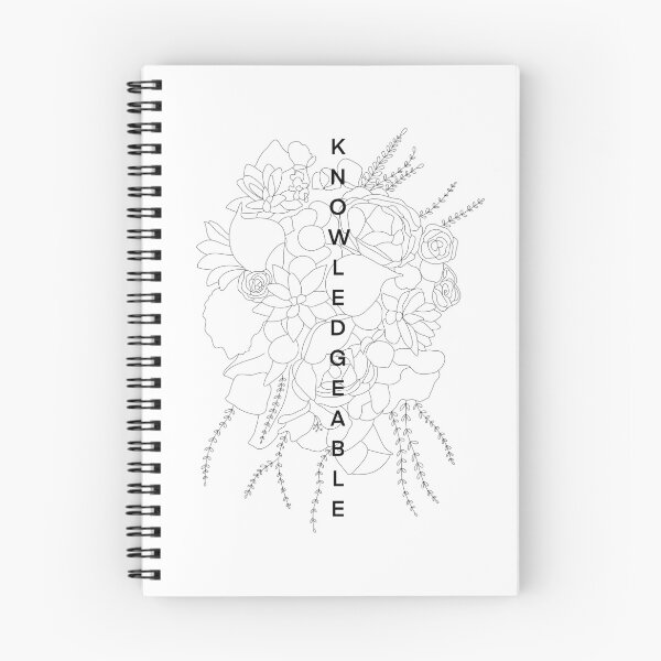 Item preview, Knowledgeable Floral Line Art designed and sold by wallflowerbee.