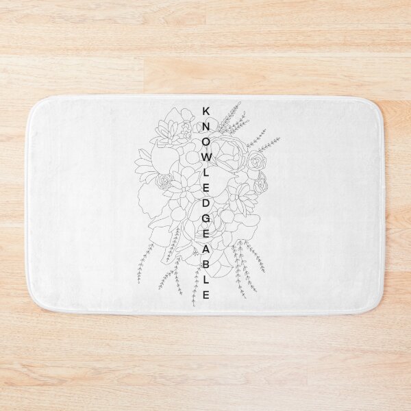 Item preview, Knowledgeable Floral Line Art designed and sold by wallflowerbee.