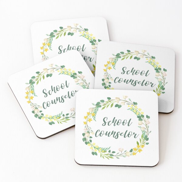 Item preview, School Counselor 2021 Gift Guidance Counselor Cute Foliage Circle  designed and sold by natalieritchie.