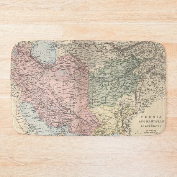 Item preview, Historical Map of Iran, Afghanistan, and Pakistan 19th Century designed and sold by ganje.