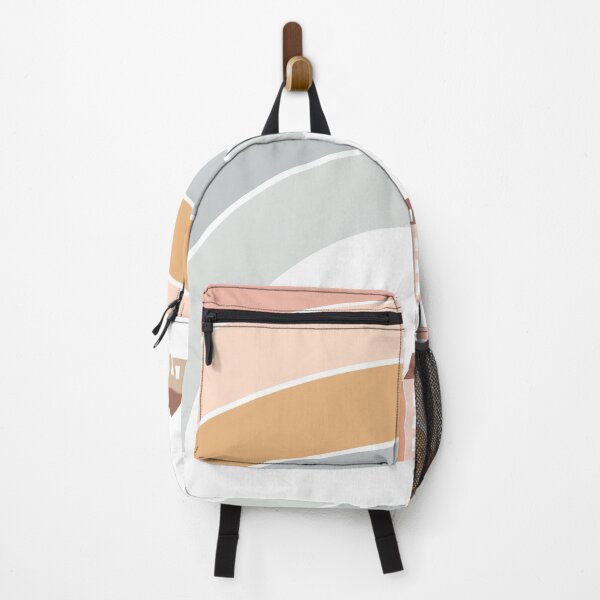Item preview, Neighborhood in muted earth tones, rainbow, modern designed and sold by littledesignco.