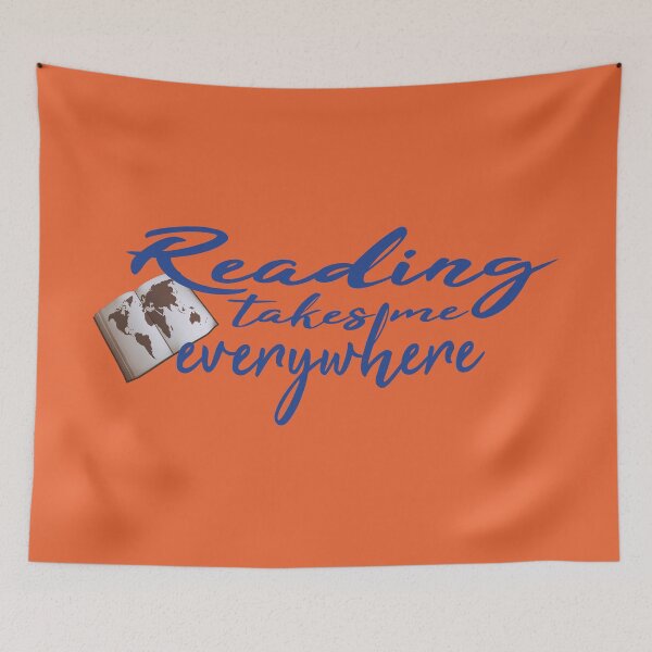 Item preview, Reading Takes Me Everywhere designed and sold by superdumb70.