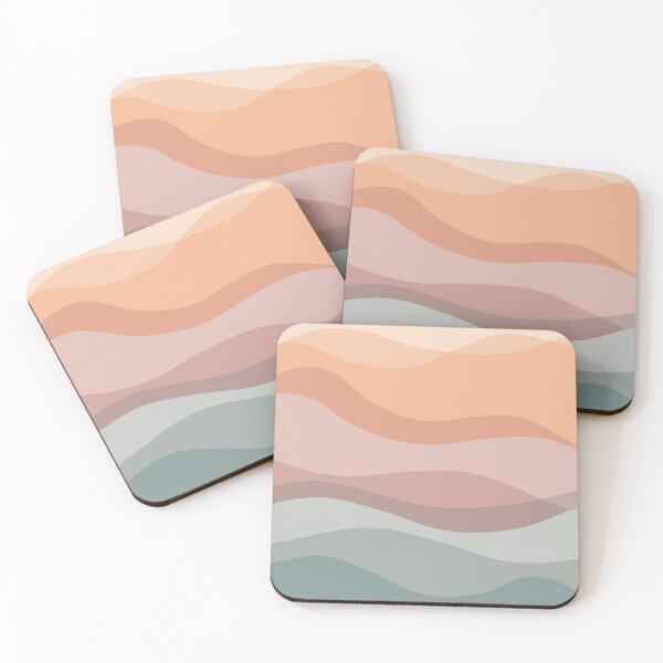 Item preview, Geometric Waves in Earth Tones designed and sold by littledesignco.