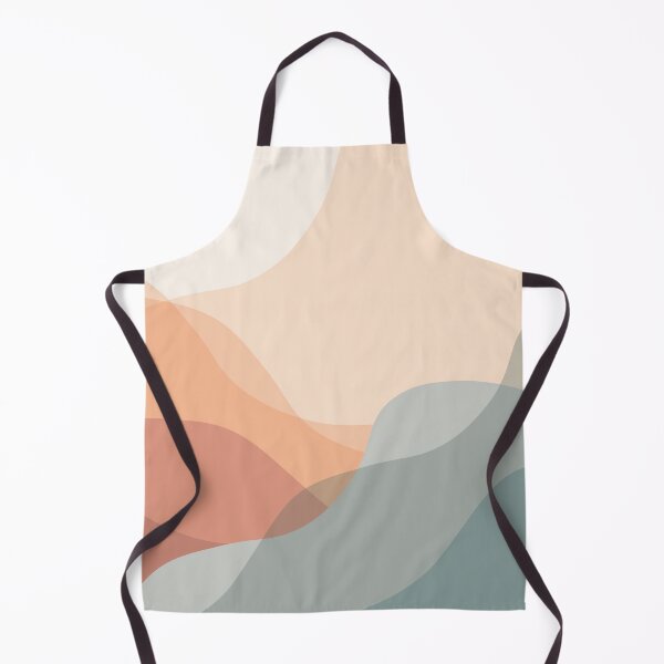 Item preview, Geometric Waves in Blush Muted Earth Tones designed and sold by littledesignco.