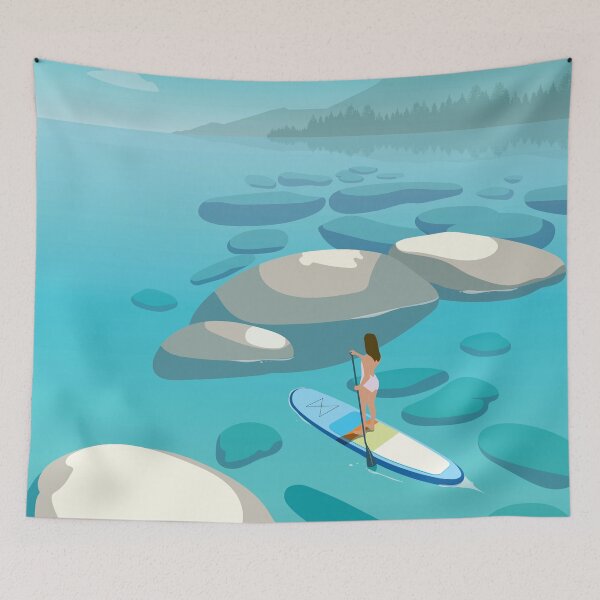 Item preview, Travel Lake Tahoe designed and sold by SurfolioPrints.