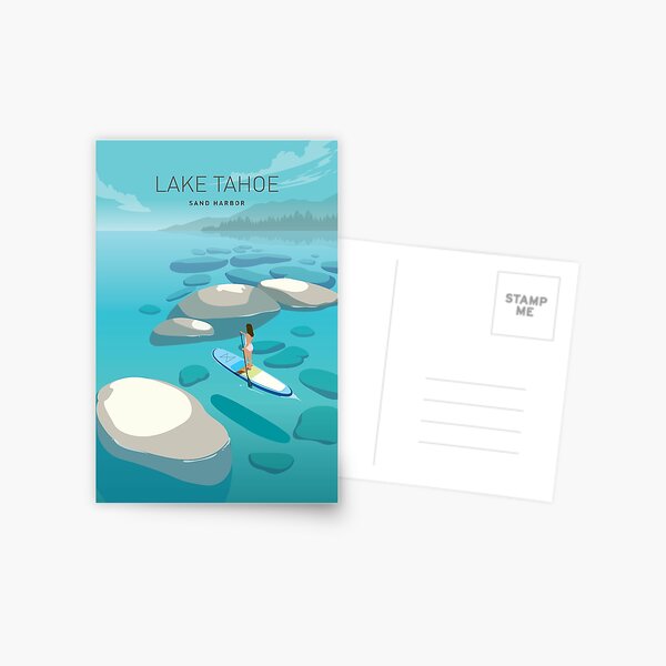 Item preview, Travel Lake Tahoe designed and sold by SurfolioPrints.