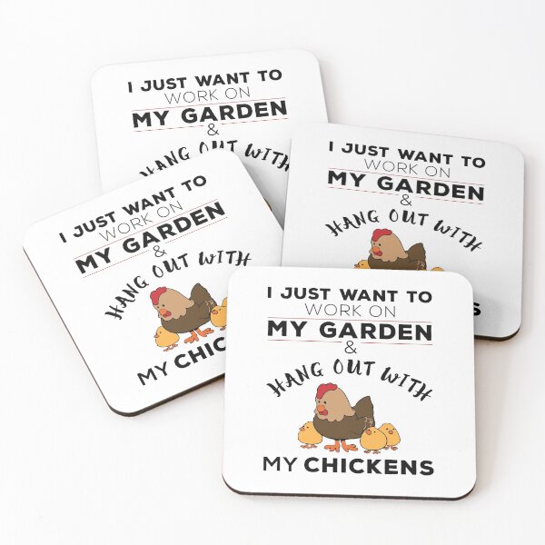 Item preview, I just want to work on my garden and hang out with my chickens designed and sold by Vexel Studio.
