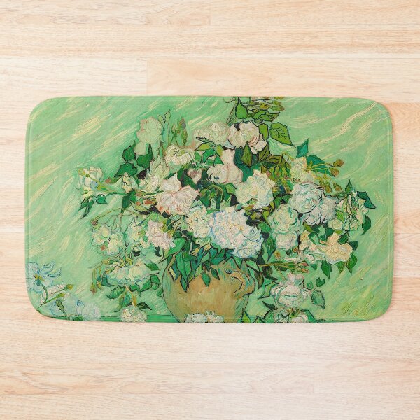 Item preview, Still Life Vase With Pink Roses By Vincent Van Gogh designed and sold by SimpleJoyStyle.