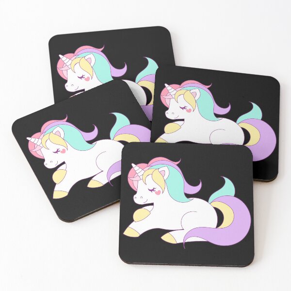 Item preview, Cute Unicorn T-shirt, Rainbow designed and sold by KananiandKiki.