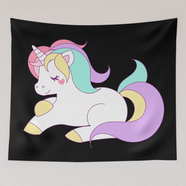 Item preview, Cute Unicorn T-shirt, Rainbow designed and sold by KananiandKiki.