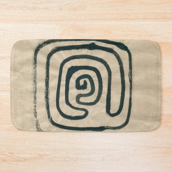 Item preview, Black spiral. Ink on paper. Abstract art. designed and sold by PandaAvenue.