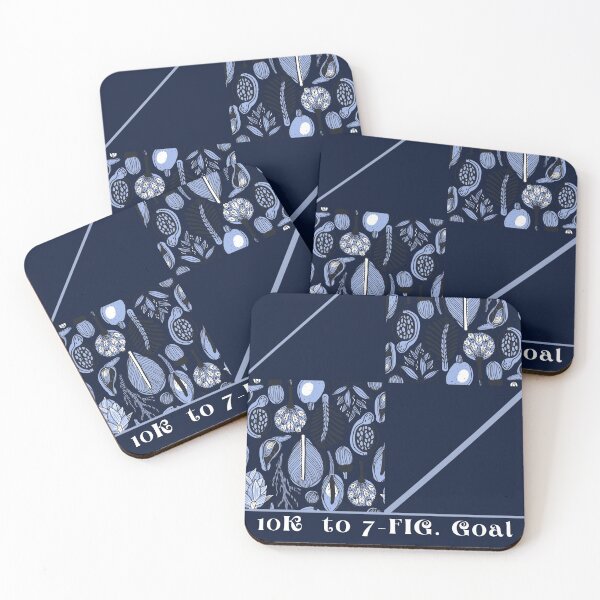 Item preview, 10K t0 7-FIG. Goal- Abstract Delicate Florals Graphic Arts by Prishea designed and sold by Prishea.
