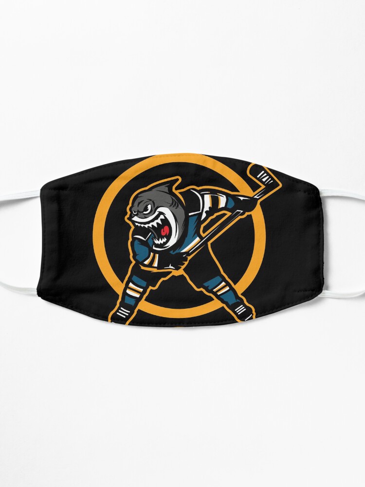 Alternate view of Shark Design San Jose Hockey Mask