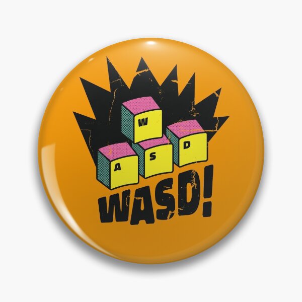 Item preview, WASD! Gamer Computer Keyboard designed and sold by Ransyn Art.