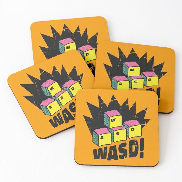 Item preview, WASD! Gamer Computer Keyboard designed and sold by Ransyn Art.