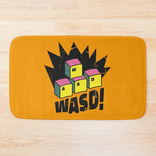 Item preview, WASD! Gamer Computer Keyboard designed and sold by Ransyn Art.